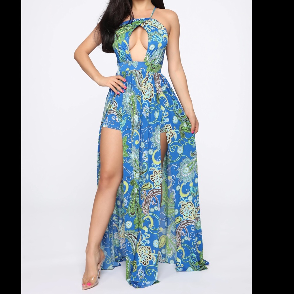 Gypsy Maxi Slit Dress